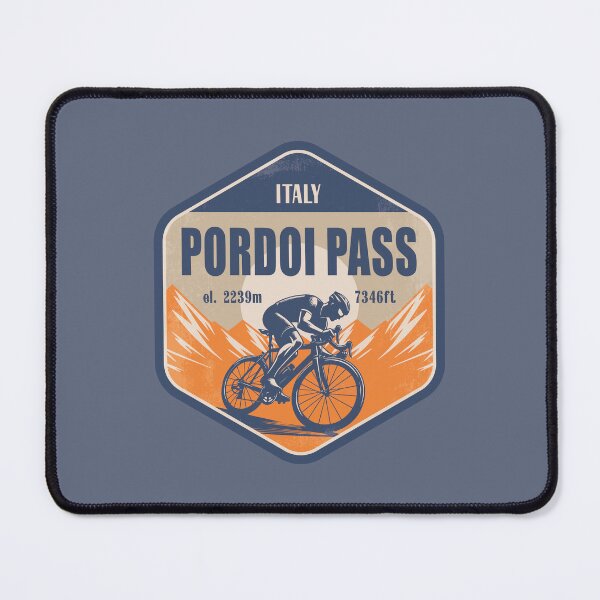 Item preview, Pordoi Pass (Passo Pordoi) Italy Cycling Mountain Design designed and sold by CynthiaGraphics.