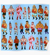 Póster Punch-Out / Oponentes