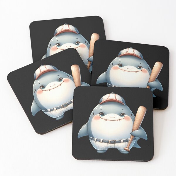 Item preview, Funny animals. Baseball graphics with a shark designed and sold by BanShopDG.