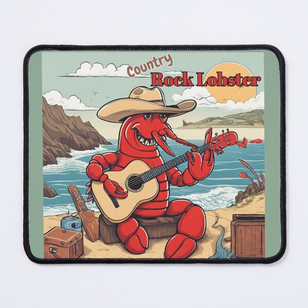 Item preview, Country rock lobster, playing Seaside designed and sold by CatsArtStore.