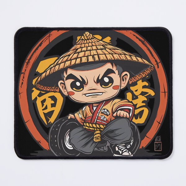 Item preview, “Cartoonish Samurai Mascot” designed and sold by Art-Vortex-fr.