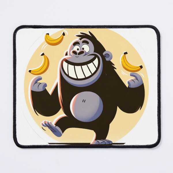 Item preview, Banana Juggler: Fun Gorilla Sticker designed and sold by DDDesigns24.