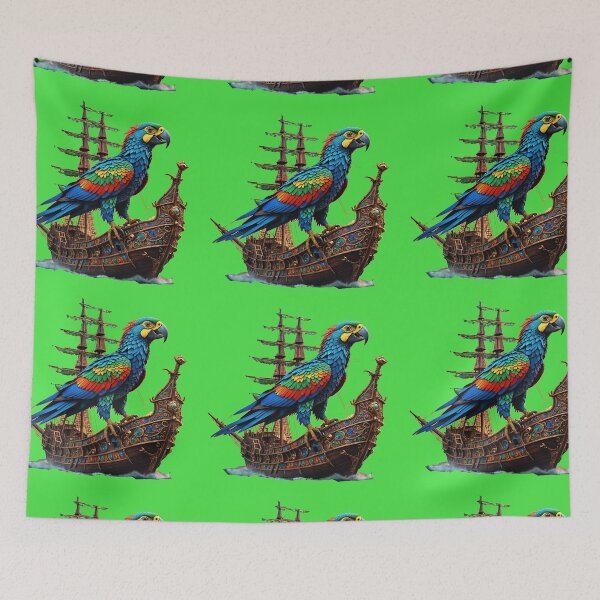 Item preview, Pirate Parrow. Repeat and repeat again media networks designed and sold by luiddesigns.