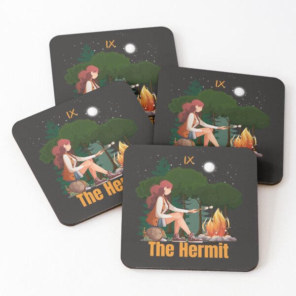 Item preview, The Hermit Major Arcana Tarot Card interpretation designed and sold by ArtElleDesigns.