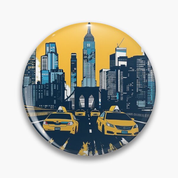 Item preview, Diseño de monumentos icónicos de la ciudad de Nueva York designed and sold by Graphics-101.