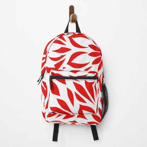 Item preview, Red And White Floral Pattern Seamless Background Design designed and sold by brandway.
