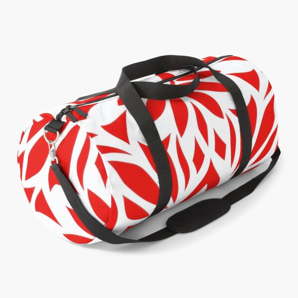 Item preview, Red And White Floral Pattern Seamless Background Design designed and sold by brandway.