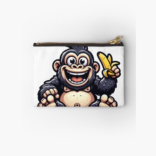 Item preview, Happy Banana Gorilla: Cute Sticker designed and sold by DDDesigns24.