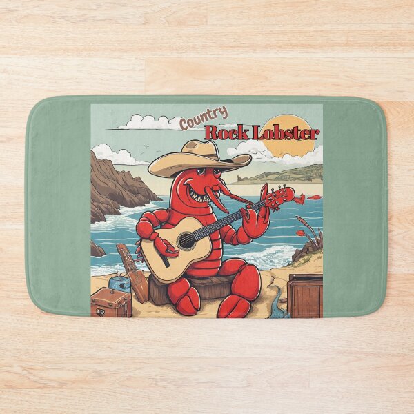 Item preview, Country rock lobster, playing Seaside designed and sold by CatsArtStore.