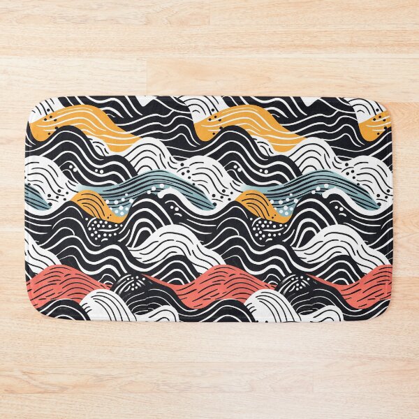 Item preview, Pattern With Wave Motifs #2 designed and sold by kuralesya.