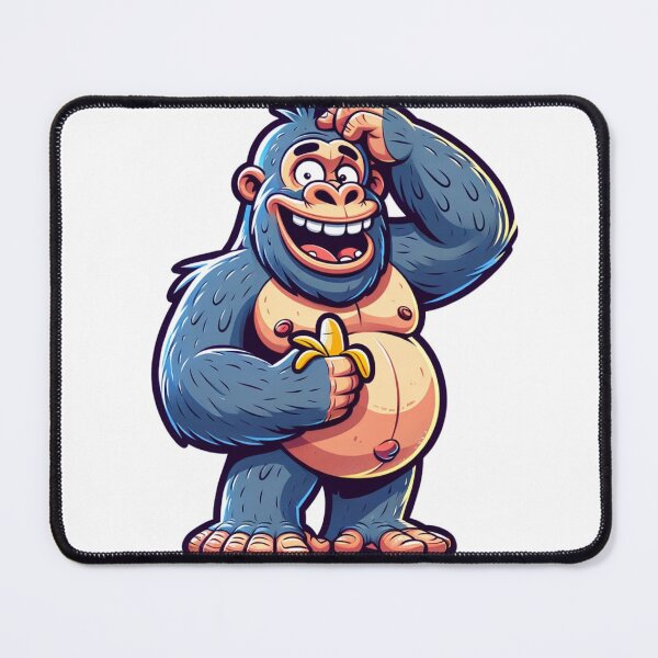 Item preview, Banana Buddy: Playful Gorilla Sticker designed and sold by DDDesigns24.