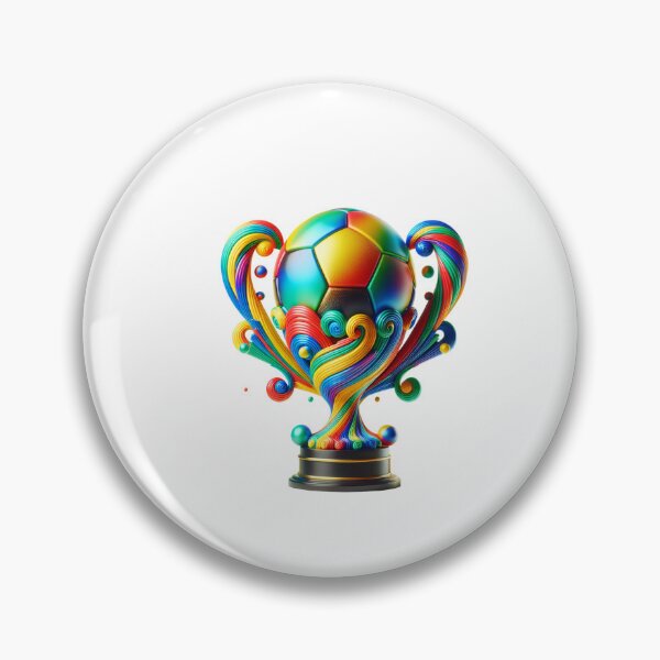 Item preview, Football trophy with waves designed and sold by ModederZukunft.