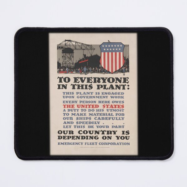 Item preview, War Effort Poster:Emergency Fleet Corporation designed and sold by OwlWorks.