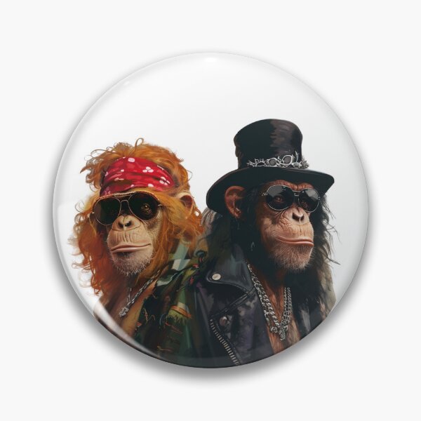 Item preview, Axel Rosilla & Slashimp - Guns N' Roses Axel Rose & Slash Inspired designed and sold by RocknRollMunkey.