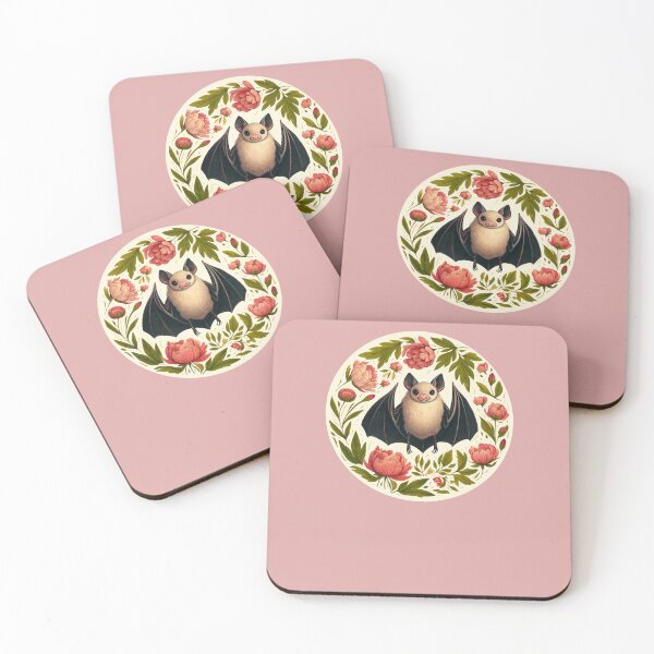 Item preview, Peonies Bat  designed and sold by FrictionMaxxing.