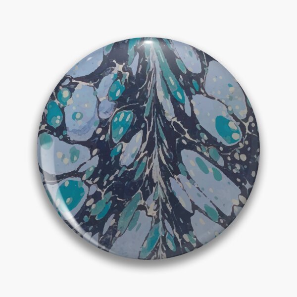 Item preview, Vintage Marbled Blue Book Endpaper designed and sold by newnouveau.