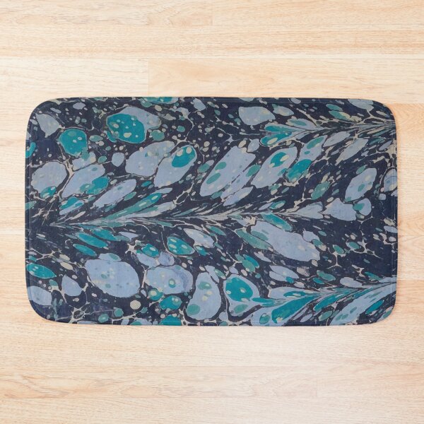 Item preview, Vintage Marbled Blue Book Endpaper designed and sold by newnouveau.