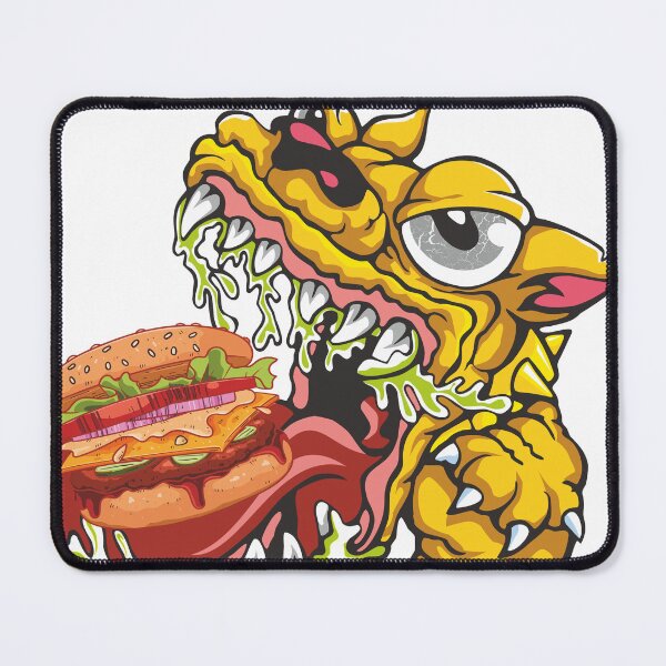 Item preview, perro comiendo hamburguesa designed and sold by GraphicStyleX.