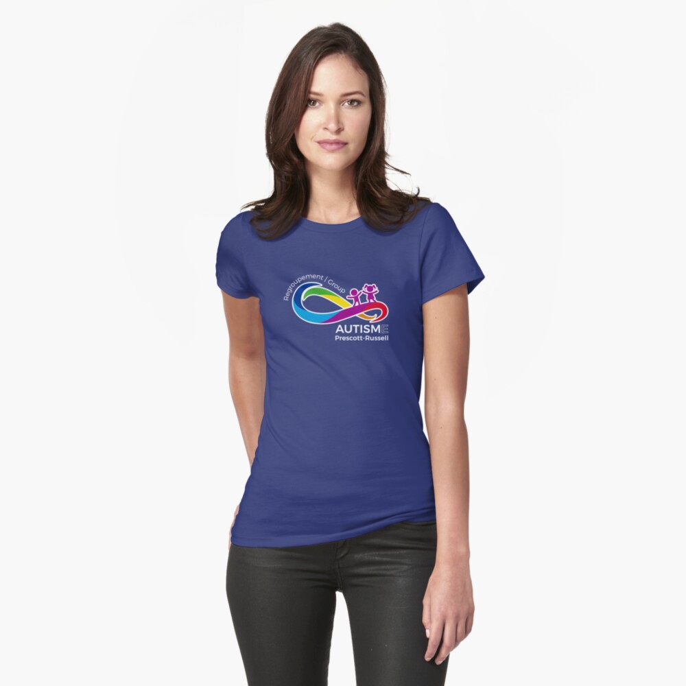 Aperçu de l'œuvre T-shirt moulant créée et vendue par AutismePR.
