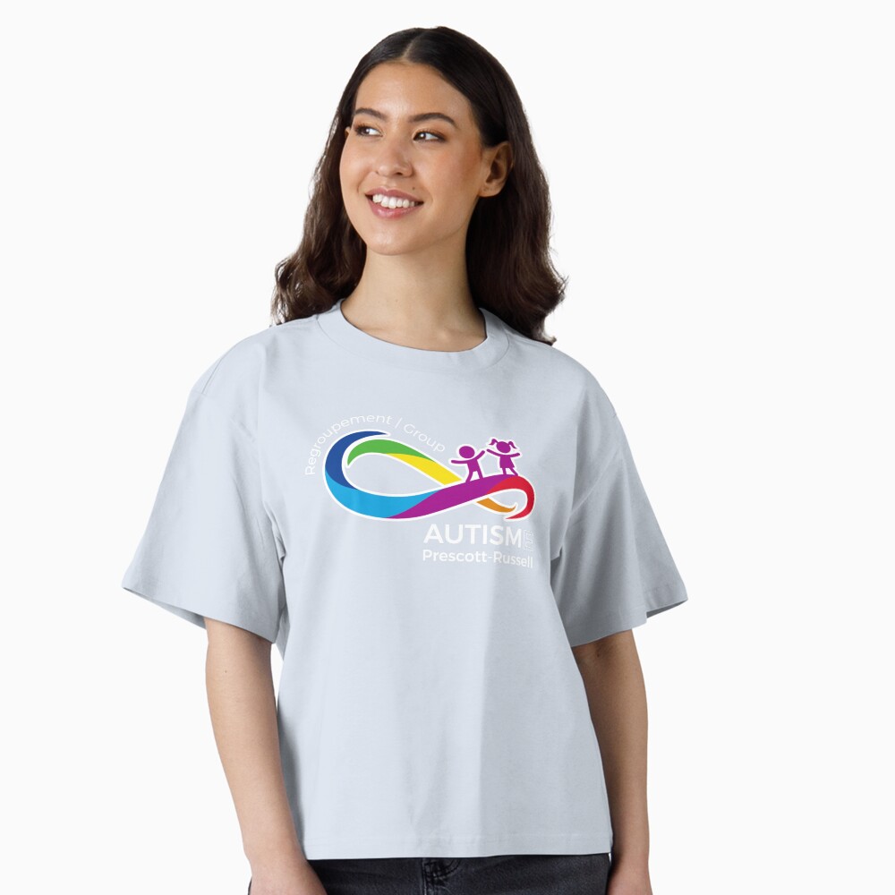 Aperçu de l'œuvre T-shirt boxy créée et vendue par AutismePR.