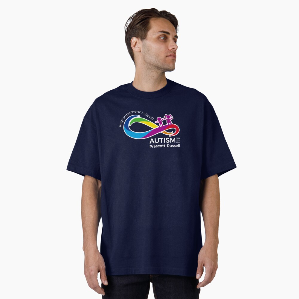 Aperçu de l'œuvre T-shirt oversize créée et vendue par AutismePR.
