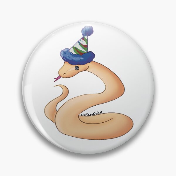 Item preview, Snake with birthday hat designed and sold by ClarissaNGKai.