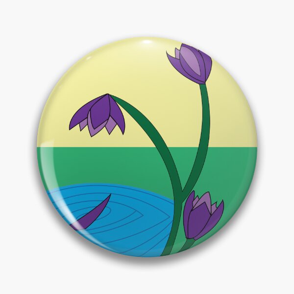 Item preview, Blooming flower and water ripples  designed and sold by Arktely.