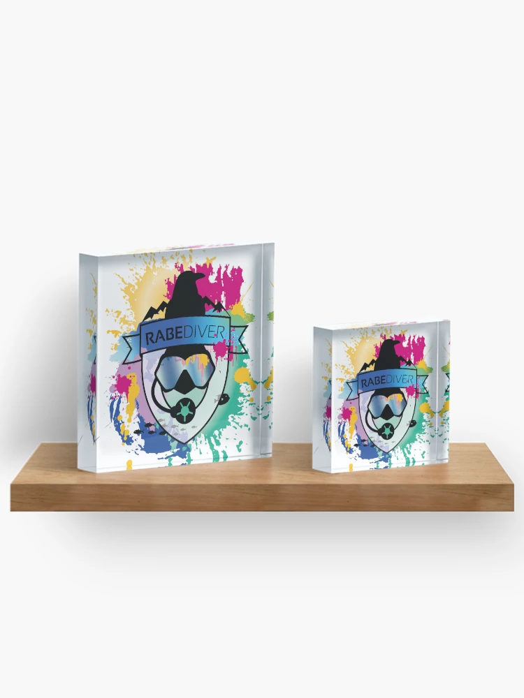 Thumbnail 3 of 5, Acrylic Block, Splash Rabediver designed and sold by Rabediver.