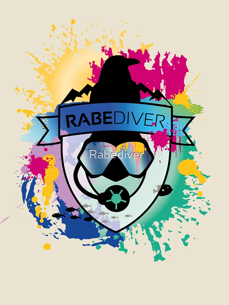 Thumbnail 4 of 4, Relaxed T-Shirt, Splash Rabediver designed and sold by Rabediver.