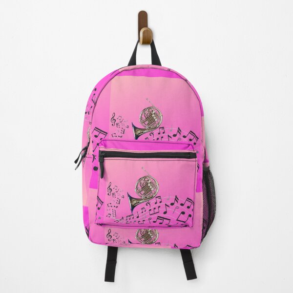 Item preview, French Horn On Pink Gradient  designed and sold by BrightrDayMusicArt.