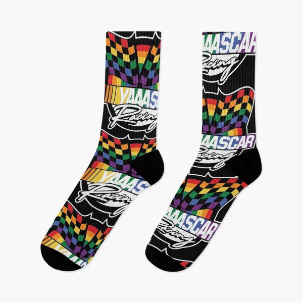 Item preview, NASCAR LGBTQ+ Pride Racing YAAASCAR Design designed and sold by MainEventMedia.