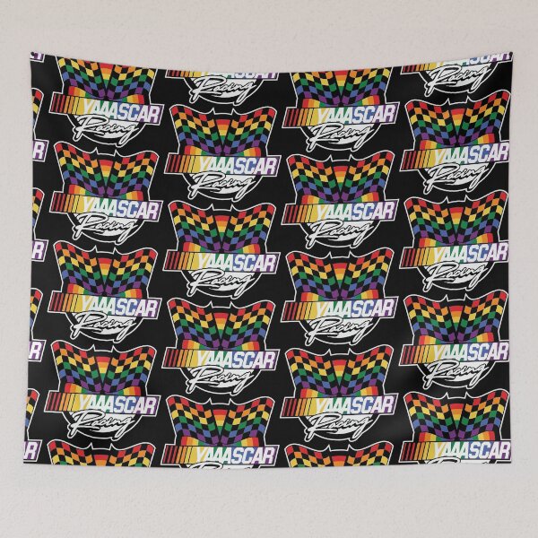 Item preview, NASCAR LGBTQ+ Pride Racing YAAASCAR Design designed and sold by MainEventMedia.
