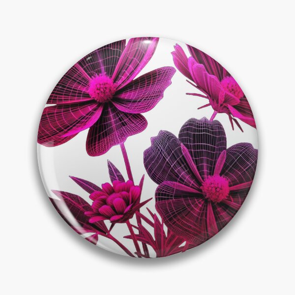 Item preview, Hot Pink Flowers #4 designed and sold by Ethereal-Tees.