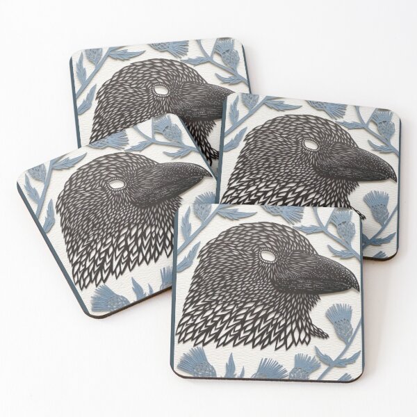 Item preview, Scottish Raven in the Thistles designed and sold by EHampson18.