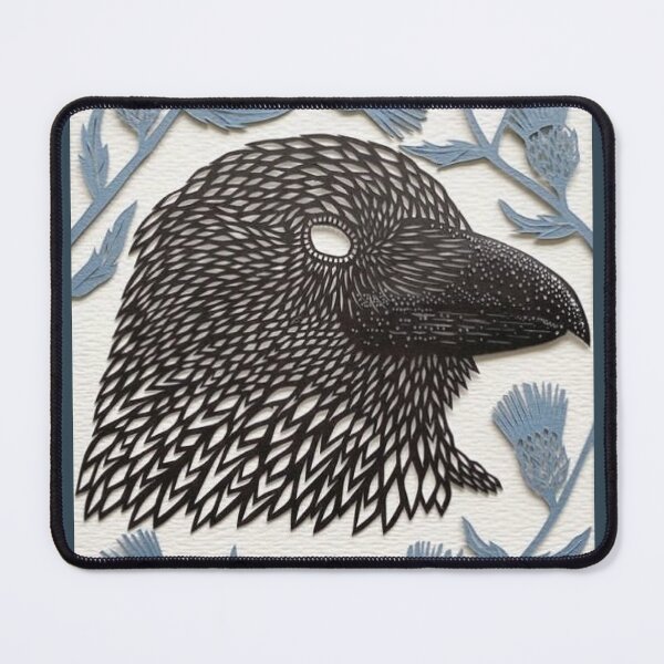 Item preview, Scottish Raven in the Thistles designed and sold by EHampson18.