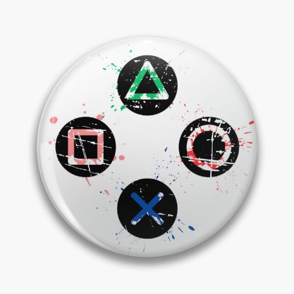 Item preview, Worn PlayStation Buttons designed and sold by DaleHall.