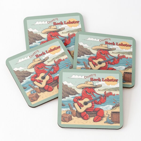 Item preview, Country rock lobster, playing Seaside designed and sold by CatsArtStore.