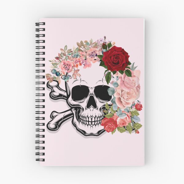 Item preview, Skull in Flowers designed and sold by New-DeSignx.