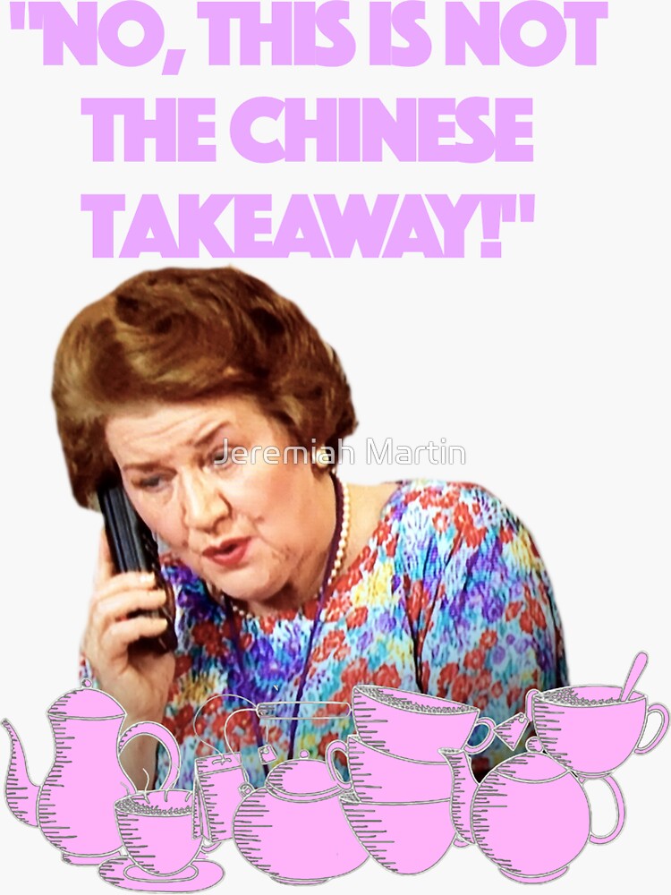 "Hyacinth Bucket " Sticker by jeremiahm08 Redbubble