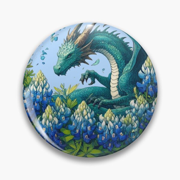 Item preview, Bluebonnet Dragon designed and sold by FrictionMaxxing.