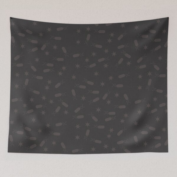 Item preview, Bacteria and viruses pattern (Brown) designed and sold by MicroMarket.