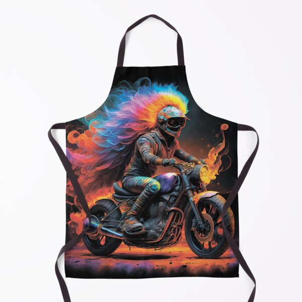 Item preview, Motorcycle in flames. Motorcyclist designed and sold by MagelliShop.