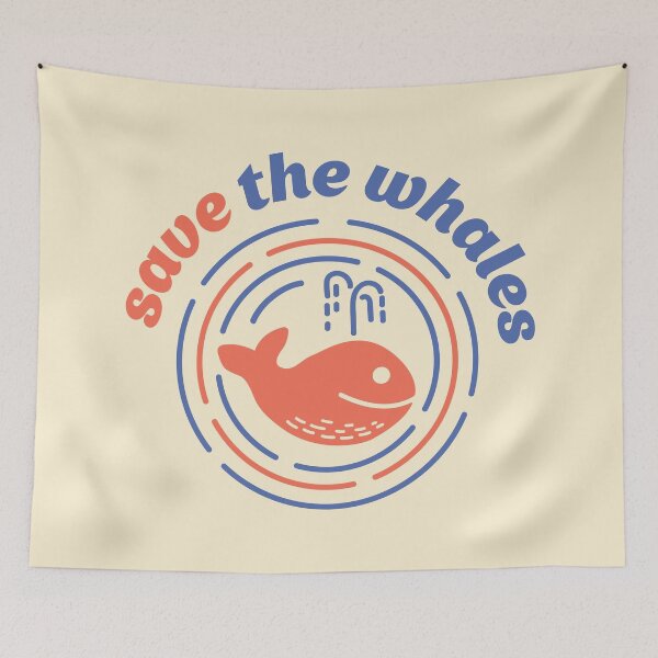 Item preview, Save the whales! Save the planet! designed and sold by Deepness2023.
