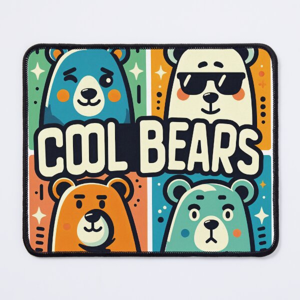 Item preview, COOL BEARS, COLLECT FUNNY MOMENTS, Fumy CARTOON BEARS designed and sold by Pixel Perfect.