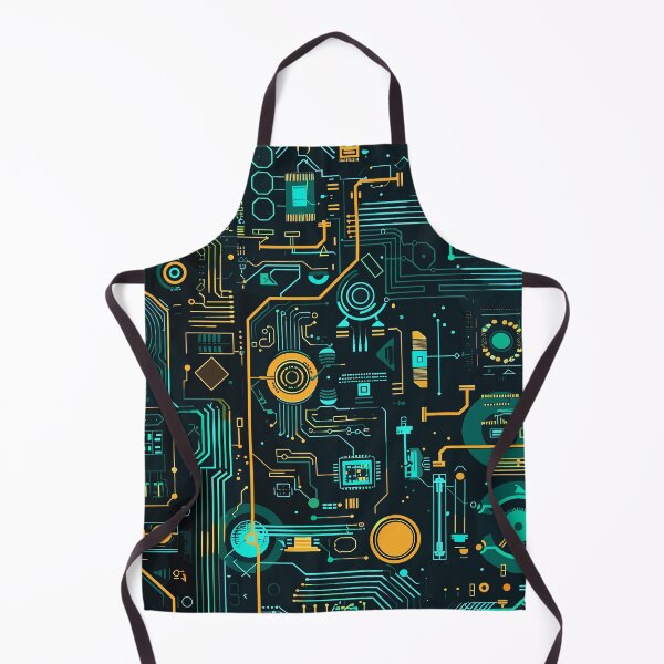 Item preview, circuit boards and abstract tech shapes designed and sold by sand-stone.