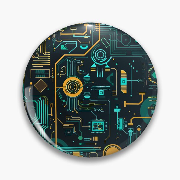 Item preview, circuit boards and abstract tech shapes designed and sold by sand-stone.
