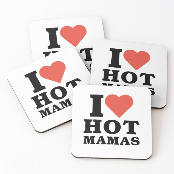 Item preview, I Heart Hot Mamas  designed and sold by The Junto Shop.