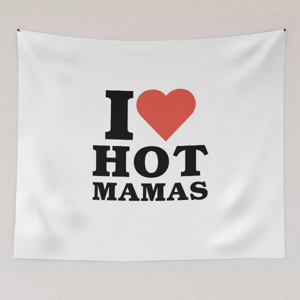 Item preview, I Heart Hot Mamas  designed and sold by The Junto Shop.