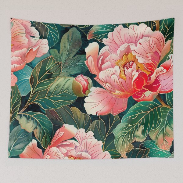 Item preview, Peony Pattern designed and sold by Dream scape  of Lucy.