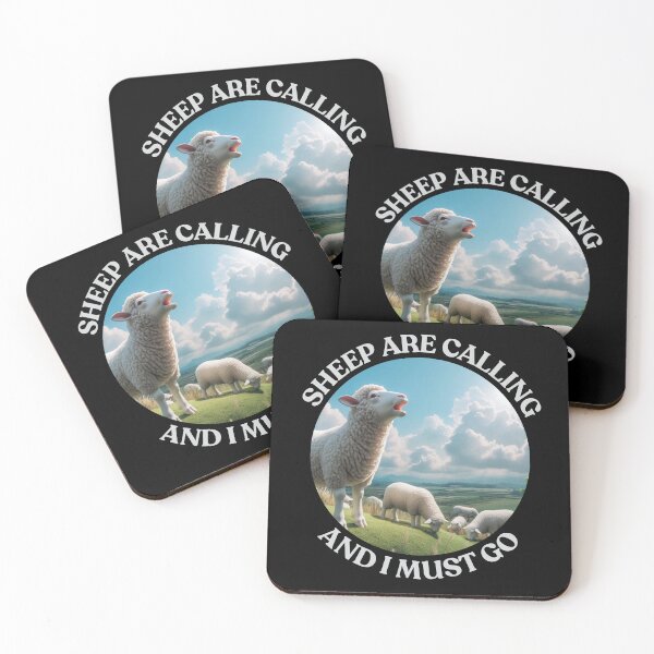 Item preview, The sheep are calling and I must go designed and sold by TouchofAlaska.